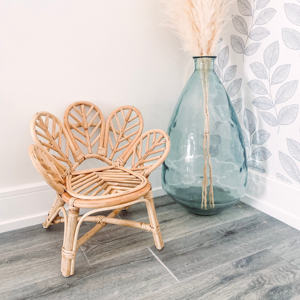 Chaises de bébé en forme de paon arc-en-ciel, chaise en rotin pour poupées et enfants, meubles de décoration de chambre à coucher - Product Image 6