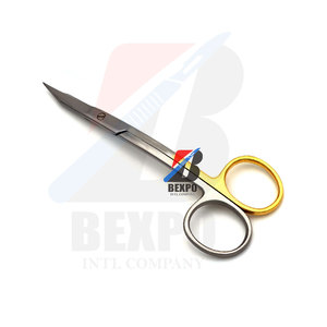 Goldman-Fox Ciseaux Dentaires Instruments Manuel Chirurgical En Acier Inoxydable Matériel Demi Ciseaux En Or - Product Image 4