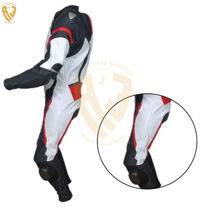 ชุดหนังสำหรับแข่งรถมอเตอร์ไซด์คุณภาพพรีเมี่ยมสำหรับทุกเพศดีไซน์ล่าสุดพร้อมคุณสมบัติป้องกันและกันลม - Product Image 6