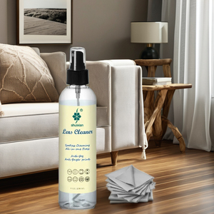 Juego de espray <span class=keywords><strong>para</strong></span> limpieza de lentes antiestático sin <span class=keywords><strong>alcohol</strong></span> al por mayor, paños de microfibra <span class=keywords><strong>para</strong></span> gafas, pantallas de teléfono, tabletas y pantallas de escritorio - Product Image 4