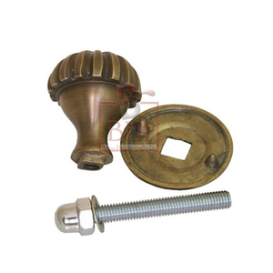 BOUTON DE PORTE FIXE EN LAITON CONCEPTION ANTIQUE pour hôtels Villas fermes - Product Image 4