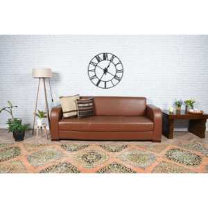 Tapis turc 3,1x12 pieds, tapis persan orange en laine - Product Image 2