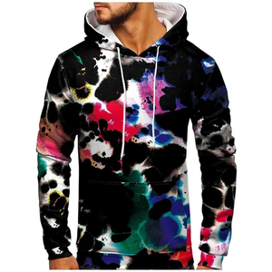 Sweat à capuche Y2K personnalisé en coton épais pour femme, coupe oversize, avec impression sur le devant, idéal pour l'hiver - Product Image 1