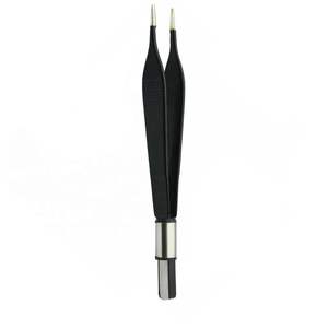 Fórceps europeos Adison de calidad superior, instrumentos quirúrgicos manuales, BIPOLAR no magnético, punta de acero de 13cm y 23cm y puntas plateadas - Product Image 5