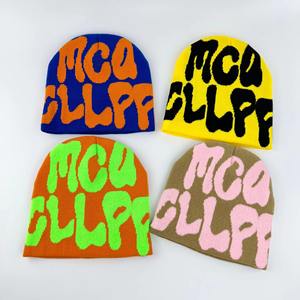 Gorro holgado de punto cálido para hombres y mujeres Gorro de calavera grueso y suave para exteriores para clima frío diario jacquard - Product Image 6