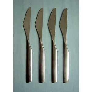 Juego de cuchillos de mantequilla para niños, de calidad Premium, de acero inoxidable Chapado en plata - Product Image 1