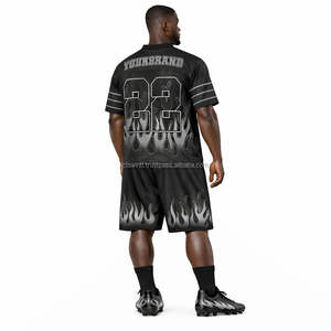 Unisex Football Jersey Short Printed Full Sublimation Custom Design Club Team Uniform <b>Performance</b> Sportswear OEM Manufacturing - Product Image 5
