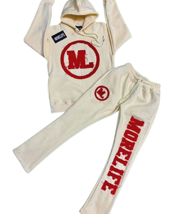 Boys and Girls Distressed Patch Tracksuit Cotton Tracksuit - Product Image 2