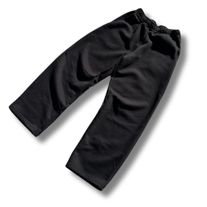 Pantalon Baggy Streetwear Hip Hop Italien 65% Coton 35% Polyester 100% Polaire Noir Fermeture élastique à la taille pour tous les jours - Product Image 1