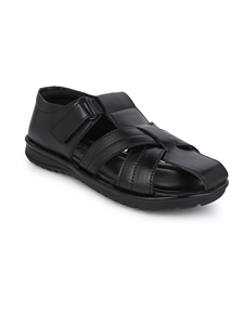 Sandalias de Cuero Genuino para Hombre, Sólidas, Cómodas, Casuales, Punta Abierta, Amortiguación Suave, Suela Antideslizante, para Caminar al Aire Libre en Verano - Product Image 2