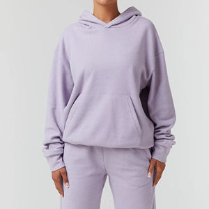 Survêtement pour femmes Pantalon de survêtement et sweat à capuche personnalisés Combinaisons de jogging 2 pièces pour femmes Survêtement vierge Survêtement pour femmes - Product Image 1