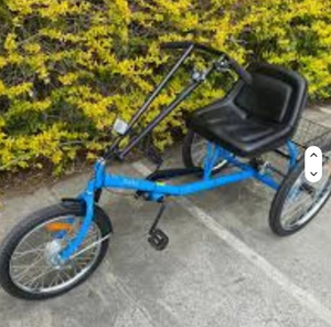 MEILLEUR tricycle électrique pliant à double moteur 48v 700w avec alimentation par batterie au lithium noir MT-FOLD-TRK-700 de 42x22x33 pouces - Product Image 2