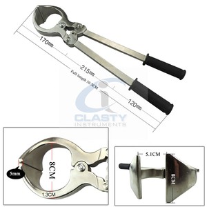 REIMERS EMASCULADOR CASTRACIÓN ANIMALES GRANDES CABALLO GANADO TOROS INSTRUMENTOS VETERINARIOS 32CM - Product Image 4