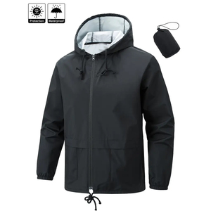 Outdoor Softshell Jackets Wholesale Men's Waterproof Windproof Breathable Zipper Print Custom Logo Tactical <b>Hooded</b> <b>Coat</b> <b>Winter</b> - Product Image 1