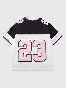 เสื้ออเมริกันฟุตบอลแบบปรับแต่งได้เสื้อสั้นระบายอากาศสำหรับฤดูร้อนขนาดใหญ่พิเศษพิมพ์ลาย - Product Image 2