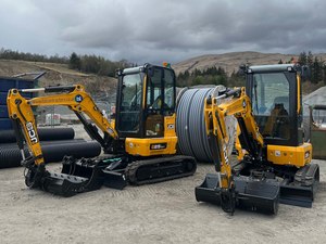 รถขุดขนาดเล็ก JCB 19C มือสองของแท้ ขายส่ง น้ำหนัก 2 ตัน กำลังเครื่องยนต์ 120 กิโลวัตต์ รับประกัน 2 ปี กำลังขุดสูง - Product Image 3