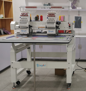 YH, superventas, máquina de bordado de dos cabezas Digital, gorra automática, máquina de bordado de camisetas computarizada - Product Image 3