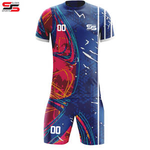 Unisex Quick Dry Custom Soccer Jersey Set Automated Cutting <b>Training</b> <b>Football</b> Kit and Uniforms sports wear - Product Image 3