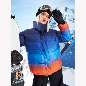 Nouveau Style femmes doudoune hiver chaud imperméable à manches longues pleine fermeture éclair vers le haut femmes doudoune - Product Image 1