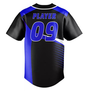 Nouveau maillot de baseball 2025 à prix d'usine, cousu, séchage rapide, tendance, respirant, broderie personnalisée, impression numérique, 100 % polyester - Product Image 4