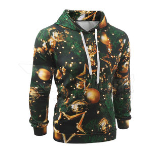 Winter <b>Men's</b> Hooded Sublimation Hoodies Polyester/Cotton Fleece Fabric Customizable Low Price Casual Wear - Product Image 4