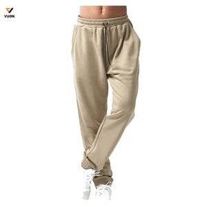 Otoño Invierno alta calidad personalizado más algodón holgado gimnasio pantalones hombres Jogging pantalones de chándal-Unisex - Product Image 1