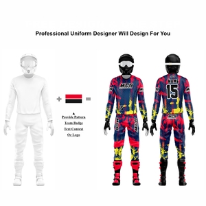 Diseño de tendencia popular directo de fábrica al por mayor tela de alta calidad impresión por sublimación Motocross MTB ATV Dirt Bike Racing Gear - Product Image 2