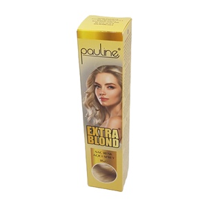 Cajas de Embalaje de Cartón Plegables para Tinte de Cabello, Impresas con Offset Personalizado, con Recubrimiento UV y Lámina Dorada, Reciclables - Product Image 1