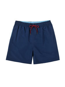 กางเกงว่ายน้ำเอวกลางเอวแบบลำลองของผู้ชายกางเกงชายหาดสีพื้นแห้งเร็วกางเกงขาสั้นสไตล์ปีกระบายอากาศดีจัดส่งด้วยระบบ DP - Product Image 6