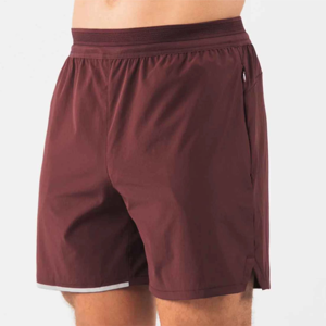 Shorts de course pour hommes les plus vendus, avec poche zippée, séchage rapide, pour la gym et le fitness, logo personnalisé OEM, vente en gros de vêtements de sport - Product Image 1