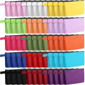 <b>Large</b> Capacity Eco-Friendly Custom Cotton Canvas Zipper Pouches Reusable <b>Makeup</b> Cosmetic <b>Bags</b> Handle Logo Printing Available for - Product Image 1