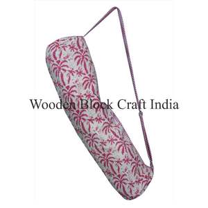 Sac de yoga de haute qualité, personnalisé, pour femmes, en coton, avec fermeture éclair, pour le plein air, sac de rangement de voyage, sac de sport pour toutes les saisons - Product Image 3