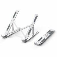 Support de tablette PC en métal réglable, support pliable pour ordinateur portable, support de refroidissement, support en aluminium compatible avec iPad