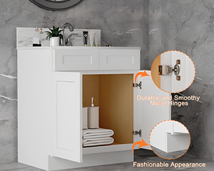 Armoires de salle de bain au design moderne, durables et résistantes à l'humidité, entretien facile par le fabricant - Product Image 4