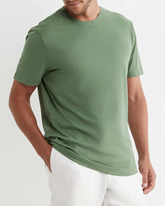Nouveauté T-shirts surdimensionnés de qualité supérieure pour hommes 100% tissu de qualité supérieure en coton à séchage rapide avec logo et broderie personnalisés - Product Image 4