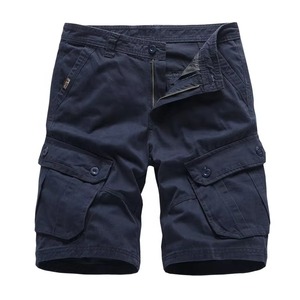 Pantalones Cortos Cargo Holgados para Hombre, con Cierre de Cremallera, Transpirables, Lisos, Casuales, Talla Grande, con Bolsillos para Mayor Comodidad y Uso Diario - Product Image 5