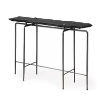 Console de luxe faite à la main, moderne et durable, pour entrée de villa, maison ou hôtel, avec plateau en marbre, qualité supérieure, vente en gros