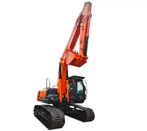 การสิ้นเปลืองเชื้อเพลิงต่ําคุณภาพสูงมือสอง HITACHI ZX200 รถขุดตีนตะขาบไฮดรอลิกมือสองสําหรับขาย