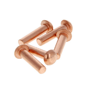 Rivet plat en cuivre pur anti-corrosion pour boîtier de pompe de traitement des eaux marines OEM ODM - Product Image 1