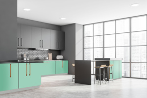 Caribbean Green 7015 HPL para uso en cocina Producto Premium con diseño moderno Hecho en India - Product Image 2