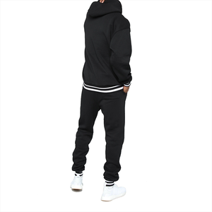 Chándal deportivo personalizado de alta calidad para hombre, traje deportivo de gimnasio ligero transpirable de invierno talla XL, chándal liso a rayas - Product Image 6