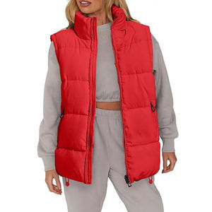 Gilet matelassé en tricot pour femmes Sans manches Imperméable Respirant Écologique Hiver Chaud Vêtement décontracté de haute qualité OEM - Product Image 6