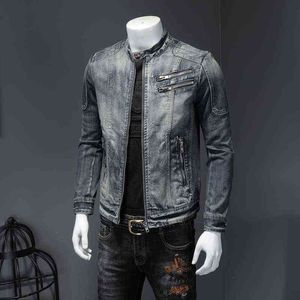 Meilleures tendances de veste en jean pour hommes Distressed Vintage Stylish and Durable Versatilité Maîtriser le look Vestes en jean pour hommes - Product Image 6