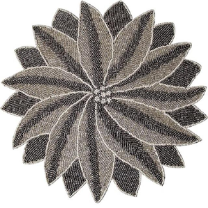 Posavasos duradero con cuentas sin manchas para uso diario, posavasos con cuentas hechos a mano para decoración de mesa - Product Image 6