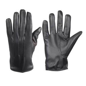 Gants en cuir de mouton décontractés à prix raisonnable Gants en cuir chauds confortables d'hiver pour une utilisation en extérieur - Product Image 1
