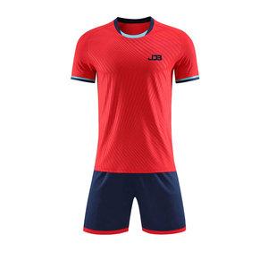 Uniforme de Fútbol Personalizado para Adultos al por Mayor con Impresión Personalizada, 100% Poliéster, Transpirable y de Secado Rápido, Ropa Deportiva de Verano - Product Image 1