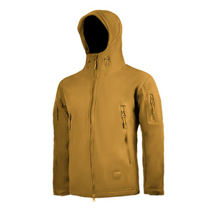 Chaqueta de Forro Polar Sherpa Personalizada para Hombre, Cortavientos, Transpirable, Cálida, con Capucha Holgada, Bolsillos con Cremallera, Diseño Sólido, para Caza, 100% Forro Polar Sherpa - Product Image 2