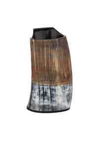 Corne à boire en agate fabriquée à la main tasse Viking sculptée naturelle personnalisée pour chope à boire buffle ou bière - Product Image 3