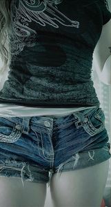 Short d'été décontracté de haute qualité pour femmes du Bangladesh Denim élastique de grande taille avec techniques lavées Lot de stock - Product Image 3