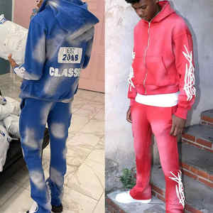 ชุดจ็อกเกอร์สตรีทแวร์ผู้ชายสุดฮิตปี 2026 แบบสั่งทำพิเศษ ตกแต่งด้วยงานปะติดปะต่อ ลายปัก พิมพ์ลาย ผ้าฝ้าย 100% ระบายอากาศได้ดี - Product Image 5